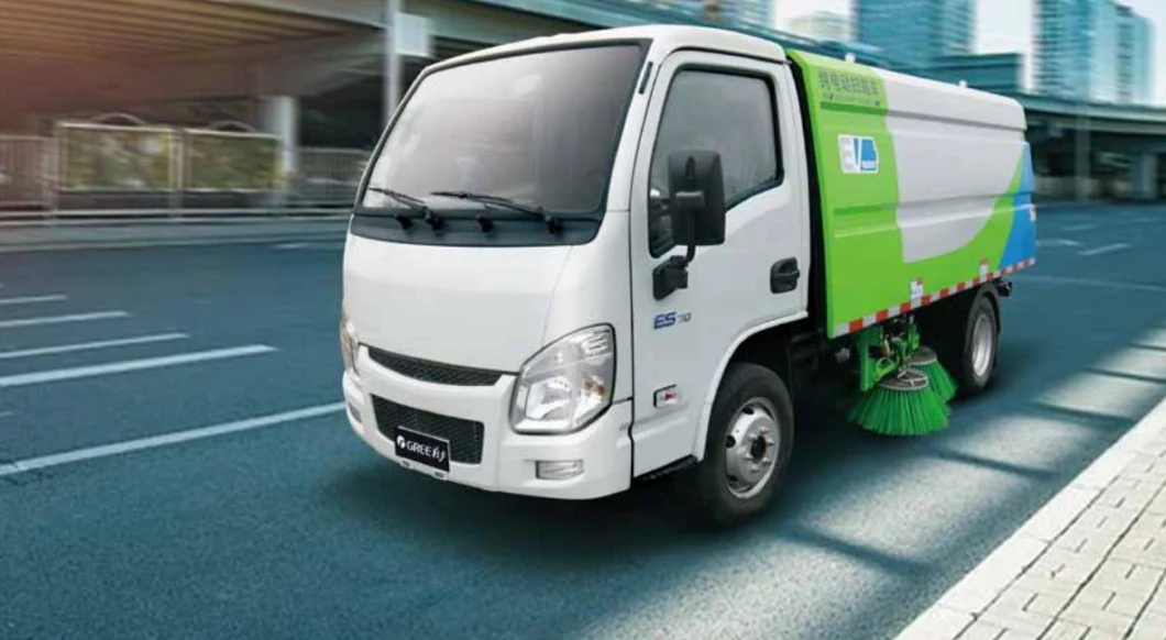 Automatic Obstacle Avoidance Street Sweeper Stainless Tank Electric Municipal Clean Vehicle