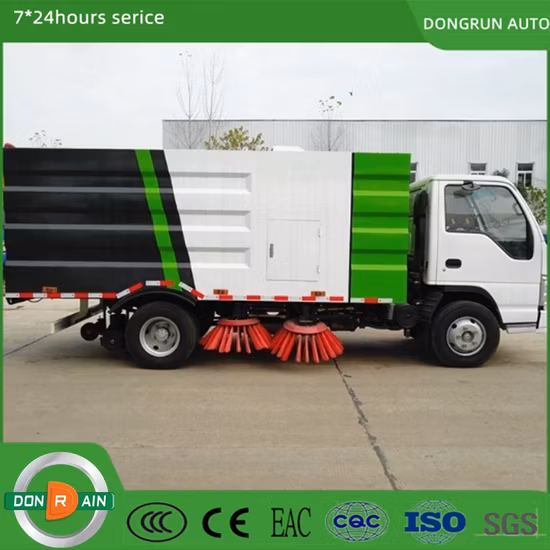 New Energy Municipal Street Sweep Truck Electric Municipal Road Cleaning Vehicle