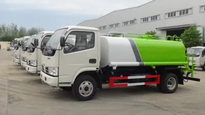 Dongfeng 4X2 3ton/4ton/5ton Water Tank Truck Bowser Truck Road Sprinkler Tanker Truck Watering Spraying Vehicle with Water Cannon City Clean Truck