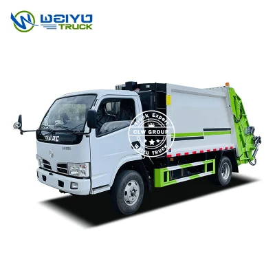 Dongfeng 6 Cbm Garbage Compactor Truck Waste Disposal Vehicles for Municipal Waste Management