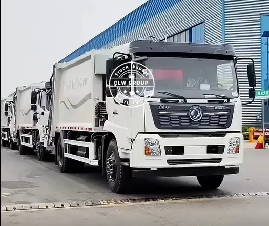 Dongfeng 6 Cbm Garbage Compactor Truck Waste Disposal Vehicles for Municipal Waste Management