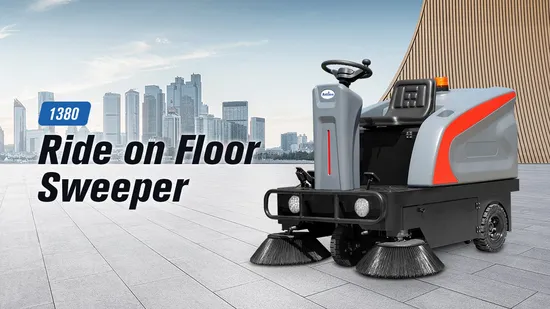 Construction Material Smart Ride on Electric Street Road Floor Sweeper Machine 