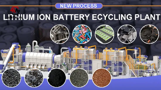 Environment Friendly Electronic Waste Battery Recycling Machine Fully Automatic Used Lithium Battery Recycling Plant 