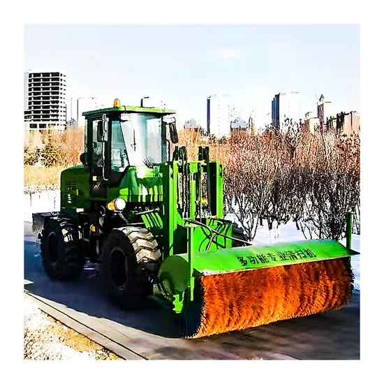 Winter Snow Roll Moving Equipment Sweep Snow on The Road Sweep Snow Roll Moving Equipment Rolling Brush Type Road Ice Breaking Snow Removal Equipment Winter 