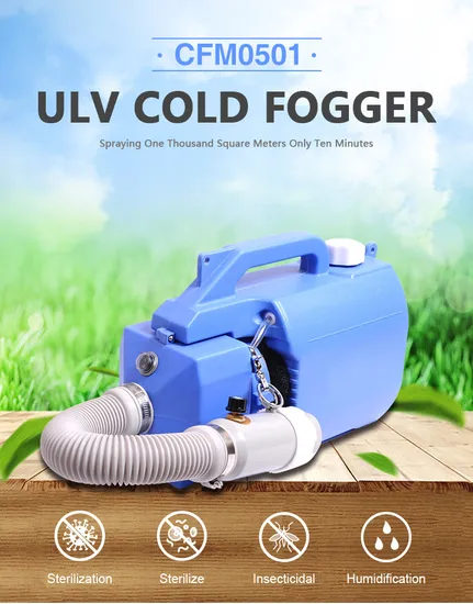 Portable 4.5L Ulv Electric Sprayer Fogger/Fogging Machine Environment Disinfection Machine 