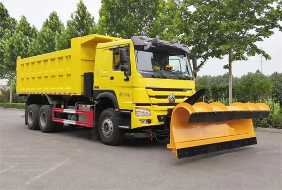 High Performance HOWO 6X4 Winter Snow Clearing Truck with Plow Blade Shovel 