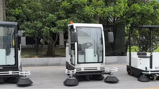 Smart Electric Road Sweeper Robot for Efficient Cleaning 